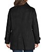 MICHAEL Michael Kors Plus Size Wool Blend Notch Collar Button Front Car Coat - Image 2