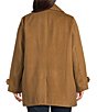 MICHAEL Michael Kors Plus Size Wool Blend Notch Collar Button Front Car Coat - Image 6