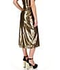 Color:Black/Gold - Image 5 - MICHAEL Michael Kors Sequin A-Line Coordinating Midi Skirt
