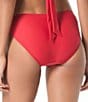 MICHAEL Michael Kors Solid Halter Swim Top & Solid Belted Classic Bikini Swim Bottom - Image 6