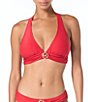 MICHAEL Michael Kors Solid Halter Swim Top - Image 1