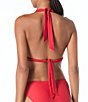 MICHAEL Michael Kors Solid Halter Swim Top - Image 2