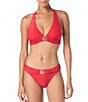 MICHAEL Michael Kors Solid Halter Swim Top - Image 3