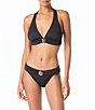 MICHAEL Michael Kors Solid Halter Swim Top - Image 6
