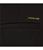 Color:Black - Image 4 - MICHAEL Michael Kors Solid Ponte Knit Pull-On Straight Leg Ankle Pants