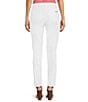 Color:White - Image 2 - MICHAEL Michael Kors Stretch Denim High Waisted Ankle Skinny Jeans