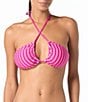 MICHAEL Michael Kors Textured Stripe Multi-Wear String Triangle Swim Top - Image 1