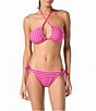 MICHAEL Michael Kors Textured Stripe Multi-Wear String Triangle Swim Top - Image 3