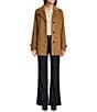 MICHAEL Michael Kors Wool Blend Notch Collar Button Front Car Coat - Image 3