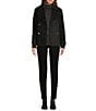 MICHAEL Michael Kors Wool Blend Notch Collar Button Front Double Breasted Peacoat - Image 3