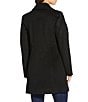 Michael Kors MICHAEL Michael Kors Wool Blend Point Collar Zip Front Coat, Color:Black - Image 2
