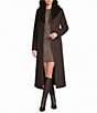 MICHAEL Michael Kors Wool Blend Shawl Collar Removable Faux Fur Trim Button Front Maxi Coat - Image 5