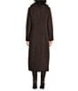 MICHAEL Michael Kors Wool Blend Shawl Collar Removable Faux Fur Trim Button Front Maxi Coat - Image 6