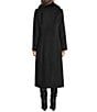 MICHAEL Michael Kors Wool Blend Shawl Collar Removable Faux Fur Trim Button Front Maxi Coat - Image 2