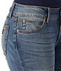 Color:Medium Blue - Image 4 - Wrangler® Mid Rise Bootcut Jeans