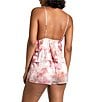 Color:Cream - Image 2 - Textured Satin Tiered Floral Cami Shorty Set