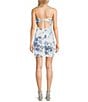 Midnight Doll Beaded Sequin Floral Patterned Open Bar Back Bodycon Dress - Image 2