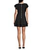 Midnight Doll Flutter Sleeve Double-Hem Fit & Flare Dress - Image 2
