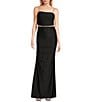 Midnight Doll Jersey Satin Knit Spaghetti Strap Dress - Image 1