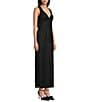 Midnight Doll Lace V-Neck Drape Back Maxi Dress - Image 3