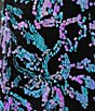 Color:Black/Blue - Image 4 - Pattern Sequin Lace-Up Back Bodycon Mini Dress