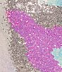 Color:Pink Multi - Image 4 - Sequin Pattern Mini Slip Dress