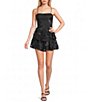 Midnight Doll Sleeveless Soutache-Embroidered Dress - Image 1