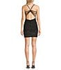 Color:Black/Silver - Image 2 - Sweetheart Strappy Back Detail Dress