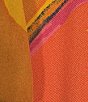 Color:Multi - Image 3 - V-Neck Double Tie Fit & Flare Printed Challis Dress