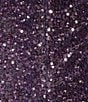 Color:Grape - Image 4 - Velvet Sequin Notch V-Neck Bodycon Dress
