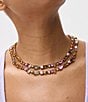 Mignonne Gavigan Cassidy Multi Shape Stone Collar Necklace, Color:Multi - Image 2