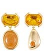 Mignonne Gavigan Clara Stone Mismatch Drop Earrings - Image 1