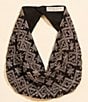 Color:Black - Image 2 - Dakota Beaded Statement Scarf Necklace