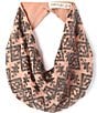 Color:Nude - Image 1 - Dakota Beaded Statement Scarf Necklace