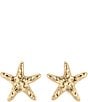 Mignonne Gavigan Estrella Molten Starfish Stud Earrings, Color:Gold - Image 1