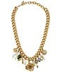 Mignonne Gavigan Gaia Statement Charm Necklace, Color:Gold/Multi - Image 1