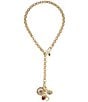 Mignonne Gavigan Kyra Charm Snake Toggle Adjustable Y-Necklace, Color:Gold Multi - Image 2