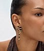 Mignonne Gavigan Luxe Finley Gradient Linear Earrings, Color:Brown - Image 3