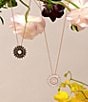 Color:Black/Gold - Image 3 - Madeline Crystal Burst Short Pendant Necklace