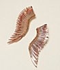 Color:Rose Gold - Image 2 - Madeline Rose Gold Linear Statement Earrings