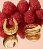 Color:Gold - Image 2 - Mega Jasmin Hoop Earrings