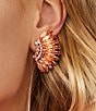 Color:Gold - Image 3 - Mini Madeline Crystal Statement Stud Earrings