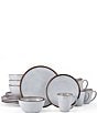 Color:White - Image 1 - Barrett White 16-Piece Dinnerware Set