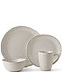 Color:White - Image 2 - Cora White 16-Piece Dinnerware Set