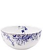 Color:White/Blue - Image 2 - Kaia Platinum Chinoiserie All-Purpose Bowls, Set of 4