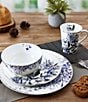 Color:White/Blue - Image 4 - Kaia Platinum Chinoiserie All-Purpose Bowls, Set of 4
