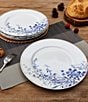 Color:Silver - Image 3 - Kaia Platinum Dinner Plates, Set of 4