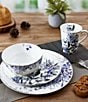 Color:White/Blue - Image 4 - Kaia Platinum Chinoiserie Mugs, Set Of 4