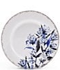 Color:White/Blue - Image 2 - Kaia Platinum Chinoiserie Salad Plates, Set Of 4