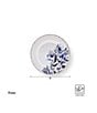 Color:White/Blue - Image 5 - Kaia Platinum Chinoiserie Salad Plates, Set Of 4